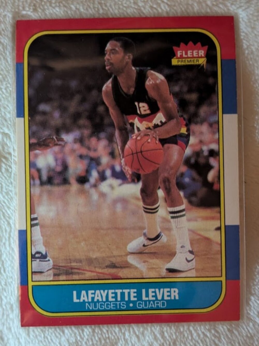 1986 Fleer LAFAYETTE LEVER #63